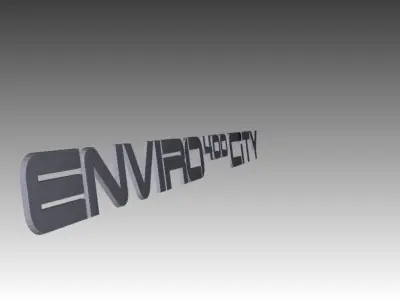 ADL Enviro 400 City Logo Low-poly 3D model