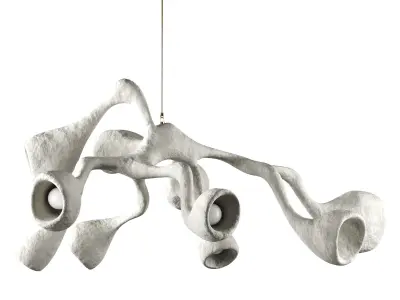 Untitled illuminated sculpture Low-poly 3D model