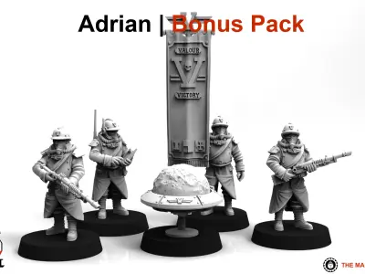 Valour Korps - Regimental Command 3D print model