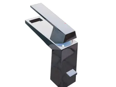 Grohe Product-Handle Single-Single Hole Bathroom Faucet Low-poly 3D model