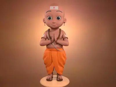 Bal Tenali Rama 3d model 3D model