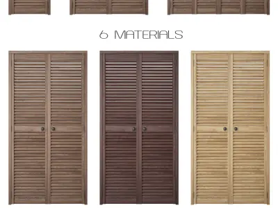 Shutters Door 3D model