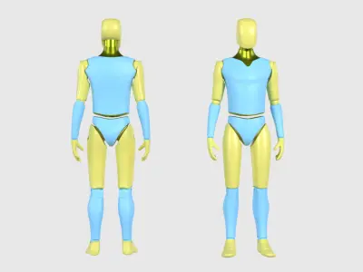 Humanoid AI Robot 3D model  3D model