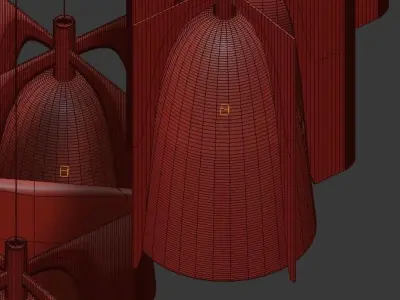 Acacia Pendant Fuse Lighting 3D model