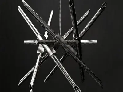 Chandelier agnes 12 lights 2 3D model