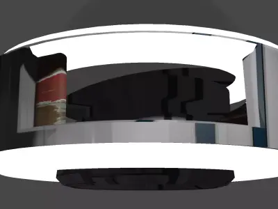 Futuristic Sci Fi Spaceship 3D model