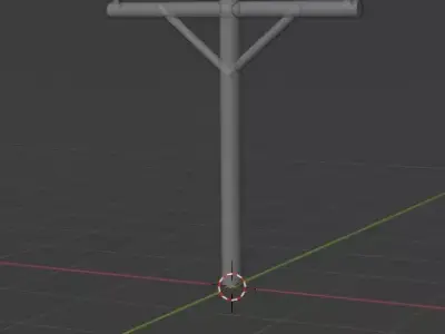 Electric pole  Free low-poly 3D model