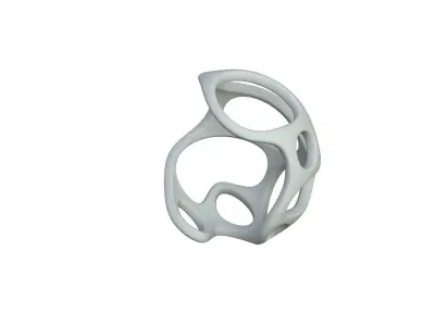 SciFi Cube Object No 22276 Low Poly Shape Texture