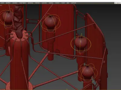 Team brass art 3D model