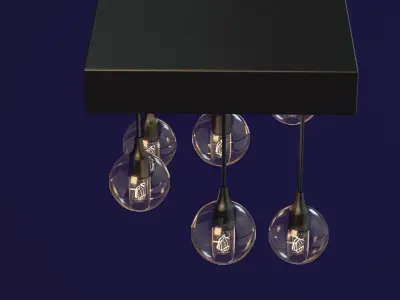 Lusive Pallino Chandelier 3D model