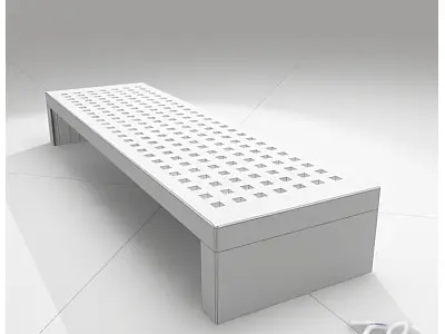 BENCH ESCOFET MAY 3D model