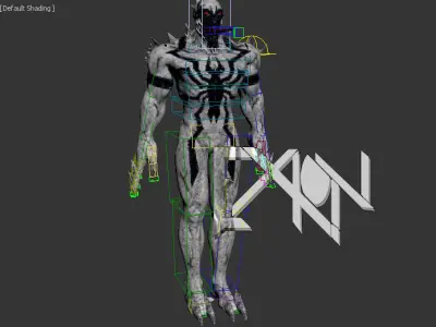 Anti-Venom exion 3D model