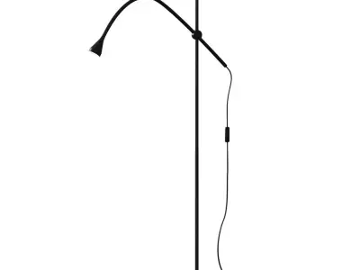 NEVLINGE Floor lamp LED black 3D model