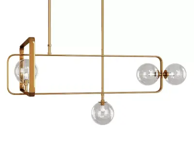 Parker II Ceiling Lamp Low-poly 3D model