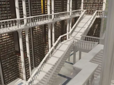 Grand European Library 3D model
