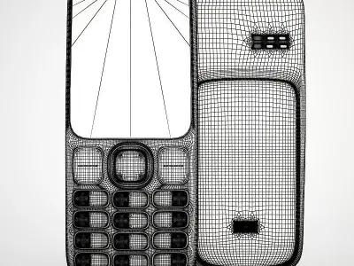 Nokia 100 - Coral Red 3D model