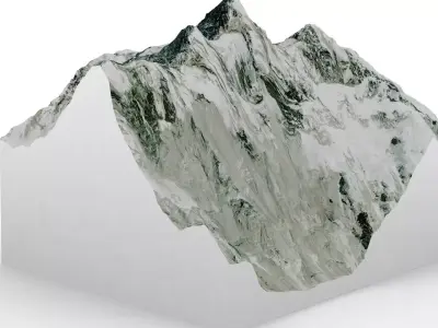 Mount Lhotse 3D model