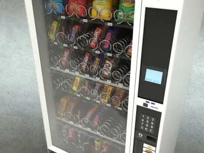 Snack Vending Machine 3D model
