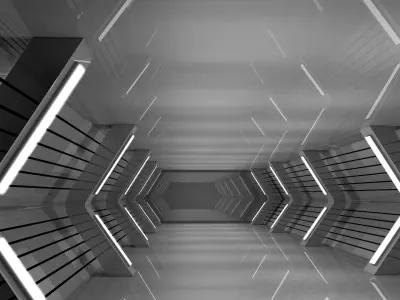 Sci Fi Interior 3D model