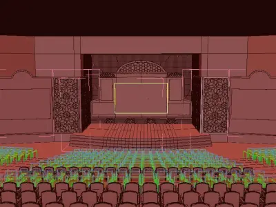 Orientalist Stage Design 3D model
