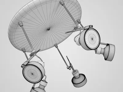 Halogen Lamp Set 3D model