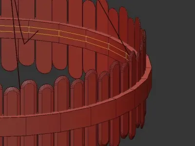 Gold Finish Halo 3D model