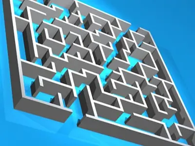 labyrinth maze 3D model