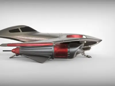 Star skiff J-type - Naboo 3D print model