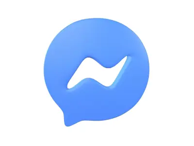 Messenger Logo v1 003 Free low-poly 3D model