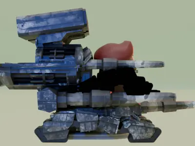  bill tank skibidi toilet 3D model