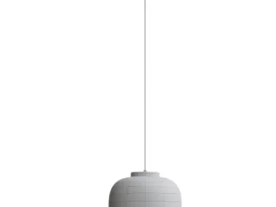  Kace Single Light Glass Dimmable Pendant 3D model