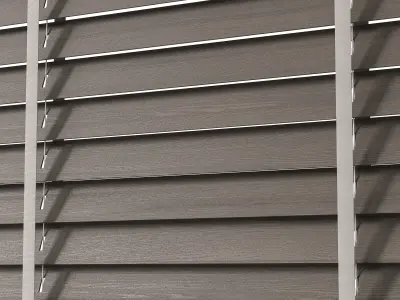Wooden Blinds Set 32 3D model