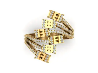 Jewelry ring 173 3D print model