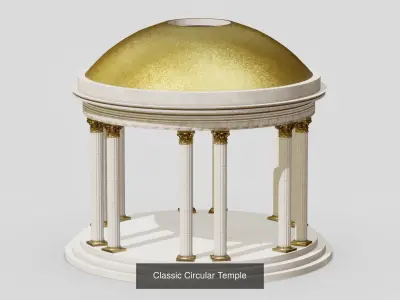 Temples 3D Model Pack