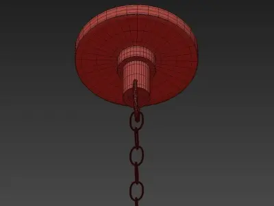 16 light chandelier 3D model