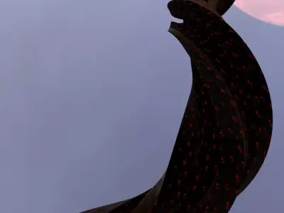 Sci Fi Tower 2 3D model