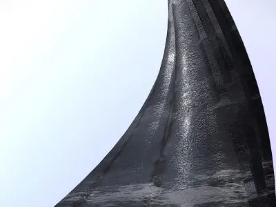 Mystic Alien Sculpture 3D model