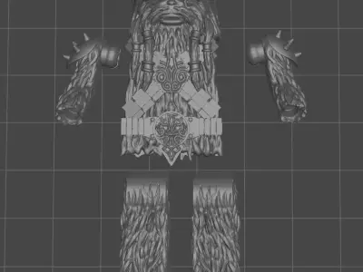 Black Krysantin Brick Armor Kit 3D print model