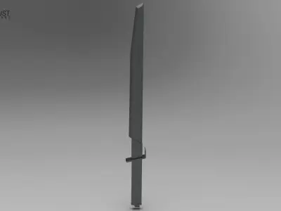 Darksaber sword for 1 12 scale Black series 6 inch 3D print model