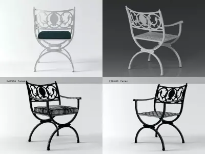 Valletta Armchair 3D model