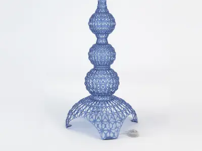 Kartell Kabuki Floor Lamp - Sea Blue 3D model