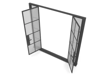 loft door Low-poly 3D model