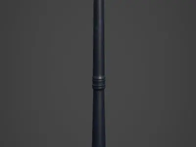 Street Lamp PBR GameReady Low-poly 3D model