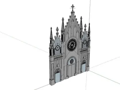 Architecture-Religion-God-Culture-Temple-0257 church 3D model