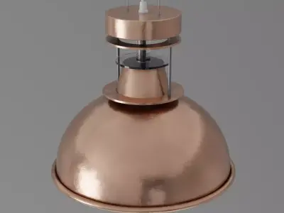 Pendant Ceiling Light P584C Low-poly 3D model