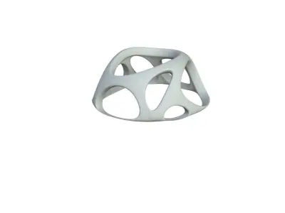 SciFi Cube Object No 56117 Low Poly Shape Low-poly 3D model