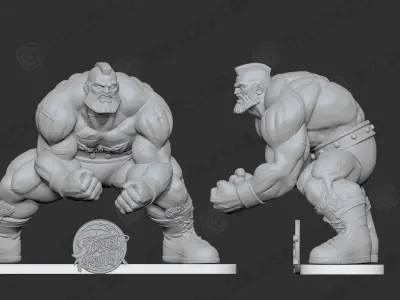 Street fighter - Zangief 3D print model