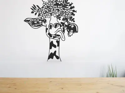FLORA CUTE FARM ANIMAL WALL ART DECOR 3D print model