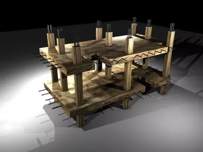 Under Construction Building Free 3D model