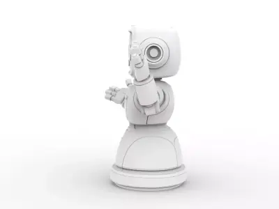 Friendly Robot 3D Printable 3D print model